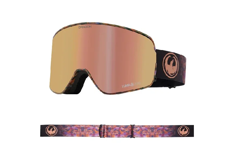 Dragon NFX2 Snow Goggles Low Bridge 2024 Amethyst / Lumalens Rose Gold Ion + Lumalens Violet