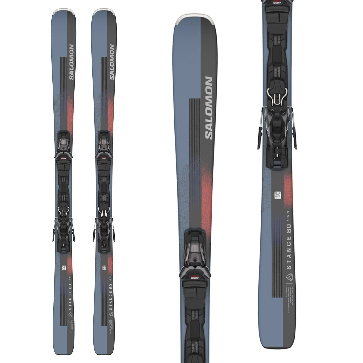 Salomon Stance 80 System Skis with M11 GW Bindings 2024